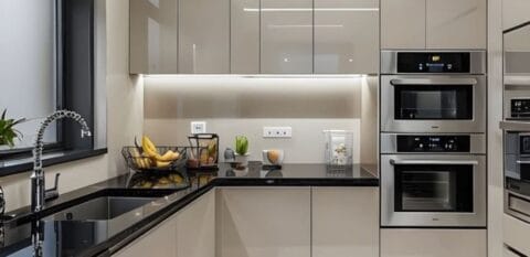 تصاميم مطابخ على شكل حرف L