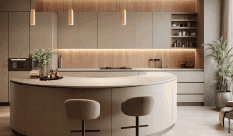 المطبخ الدائري المفتوح