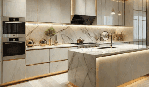 مطبخ بمظهر Quiet Luxury