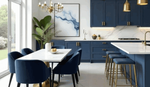 مطابخ ثنائية اللون