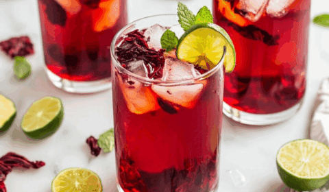 شاي الـ Hibiscus البارد