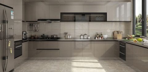 مطبخ بأكريليك عالي اللمعان