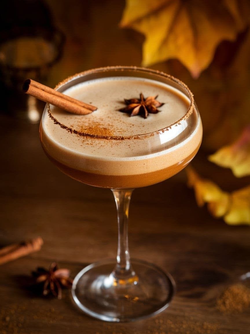 اكتشفي سحر النكهة في مشروب Wild Cinnamon Chai Martini الفريد