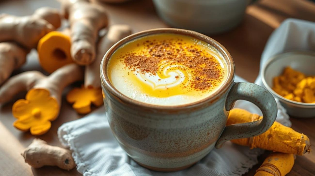 طريقة مبتكرة لصنع لاتيه الزنجبيل والبهارات في بيتك بخطوات سريعة