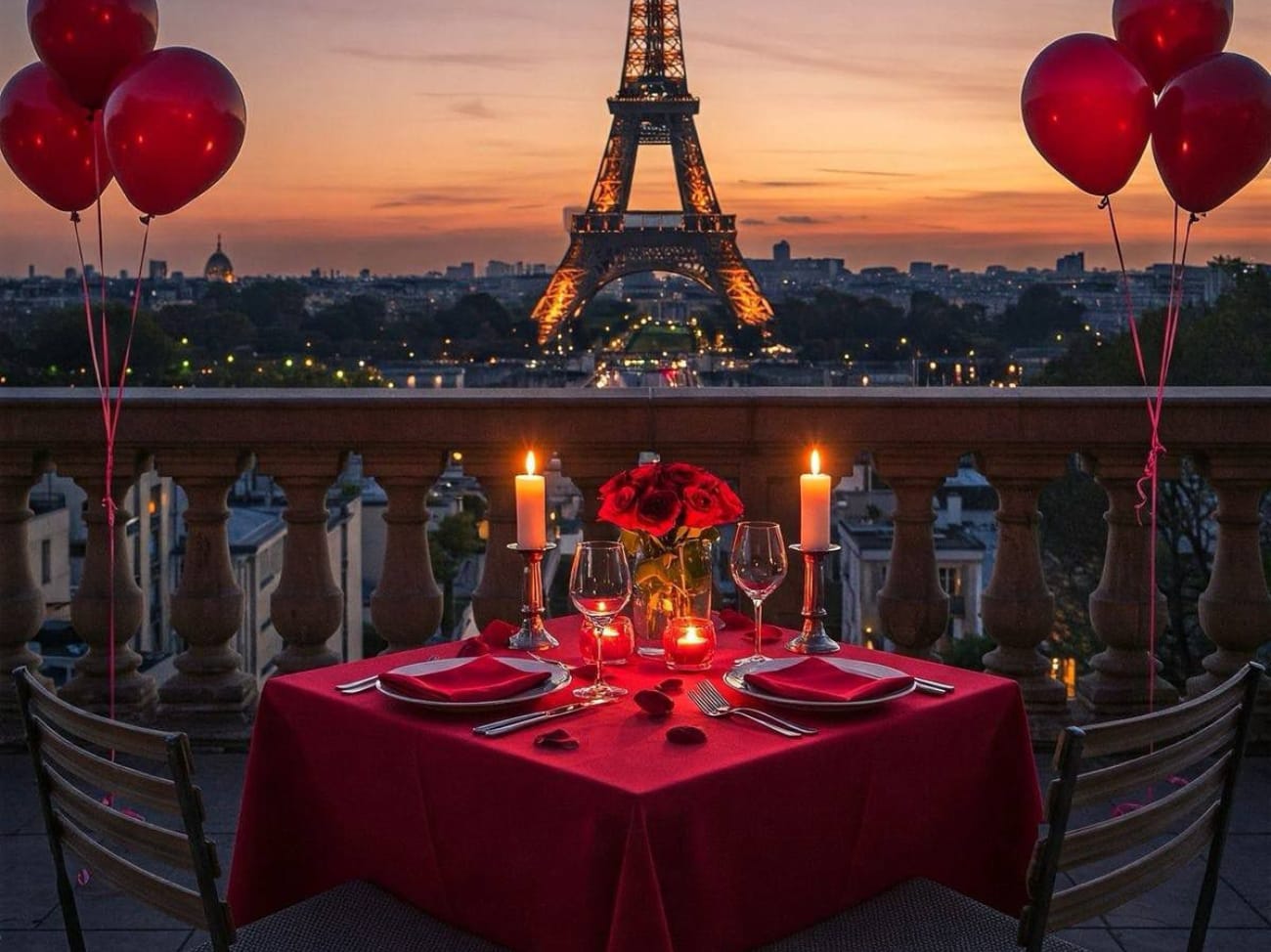 مطاعم تقدم عشاء رومانسي في مدينة الحب لعشاق التفاصيل الراقية