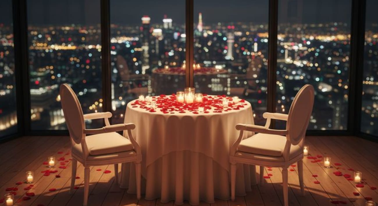 مطاعم رومانسية في دبي لأمسية مليئة بالمشاعر الدافئة