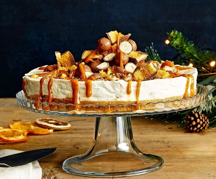 تشيز كيك التمر والكراميل