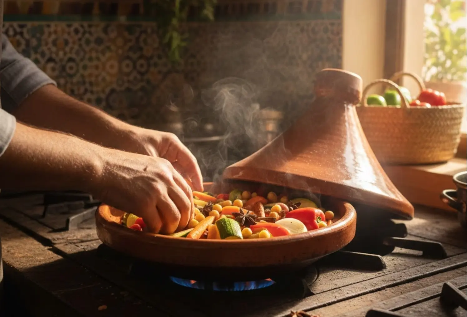 نصائح لاستخدام إناء الطاجين المغربي للطهي