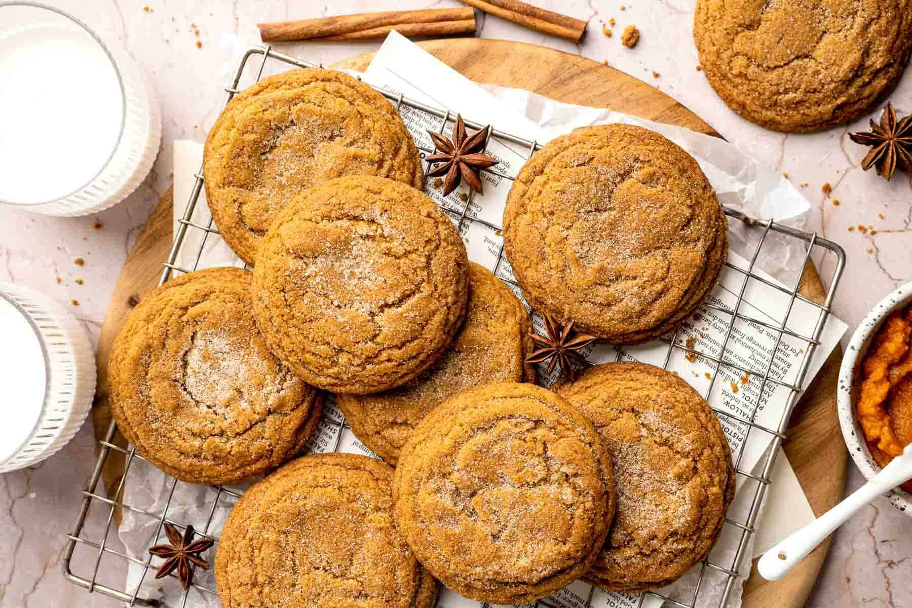 Pumpkin Spice Cookies وصفة خريفية شهية وسهلة